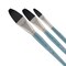 Creative Mark Mimik Professional Watercolor Brushes - Filbert Set of 3 - Synthetic Squirrel Hair - Natural Bristle Artist Brushes for Watercolors, Gouache & Acrylics - Imitates Natural Squirrel and Sable Hair